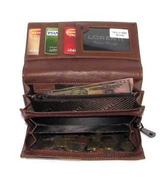Гаманець жіночий Lorenti L76111-EBF BROWN Гаманець жіночий Lorenti L76111-EBF BROWN